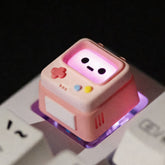 Retro Gaming Console-Themed Translucent Keycap