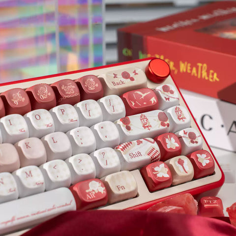 omo65-rose-keycaps-set