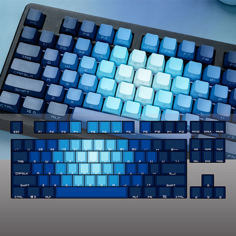 Blue Dream Backlit OEM Profile Keycaps Set