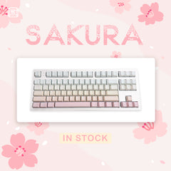 customize-keycaps-132-Classic-Profile-PBT-WhitePink-Gradient-Keycaps-set