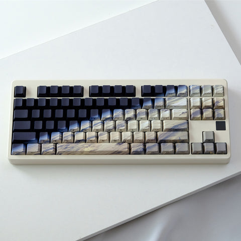 Earth Side Print PBT Cherry Profile Keycaps Set