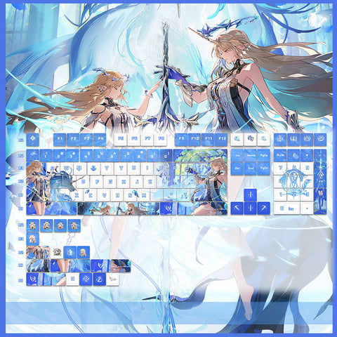 [Wuthering Waves] Cartethyia PBT Cherry Profile Keycaps Set