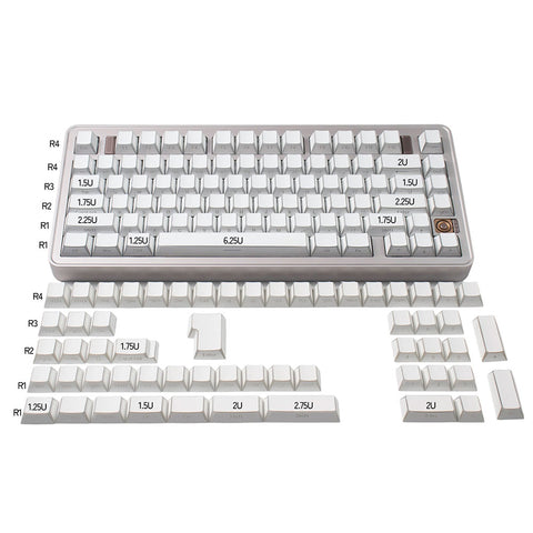 Edge Shadow PBT Cherry Profile Shine-through Keycaps Set