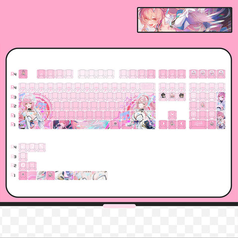 [Wuthering Waves] Aemeath PBT Cherry Profile Keycaps Set