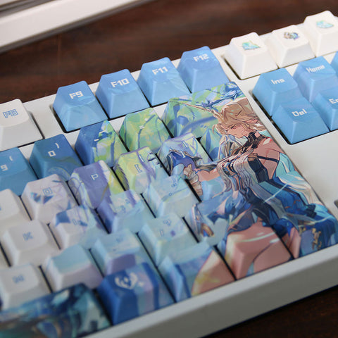 [Wuthering Waves] Cartethyia PBT Cherry Profile Keycaps Set