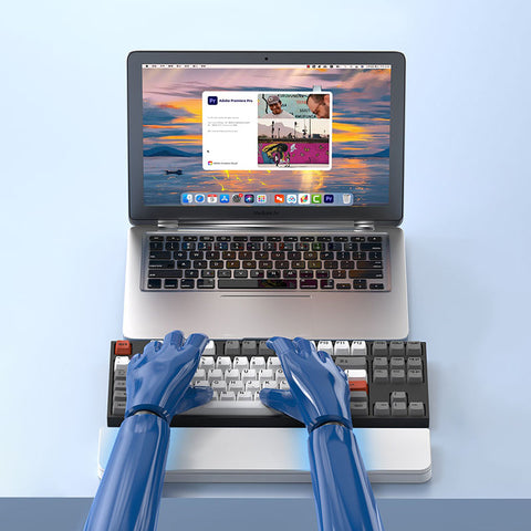 22-in-1 Magnetic Keyboard Wrist Rest & Electronics Cleaning Kit