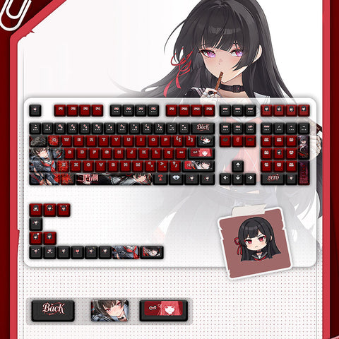 [Wuthering Waves] Chisa PBT Cherry Profile Keycaps Set