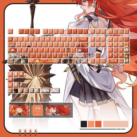 [Wuthering Waves] Augusta PBT Cherry Profile Keycaps Set