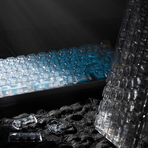 Star Prism RGB Transparent Keycaps Set