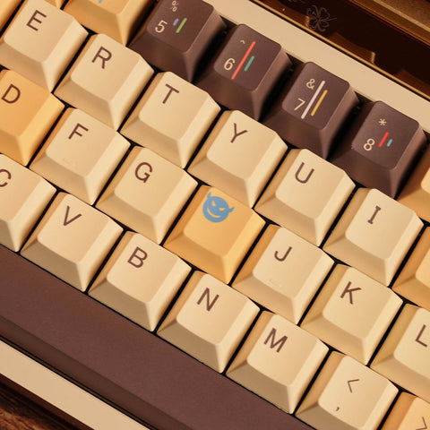 Caramel Cookies PBT Cherry Profile Keycaps Set