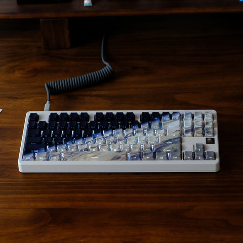 Earth Side Print PBT Cherry Profile Keycaps Set