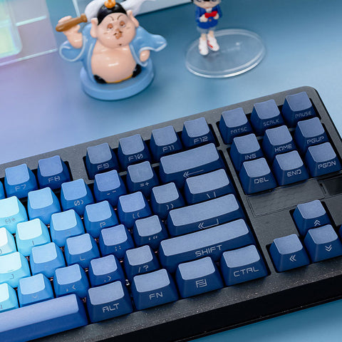 Blue Dream Backlit OEM Profile Keycaps Set