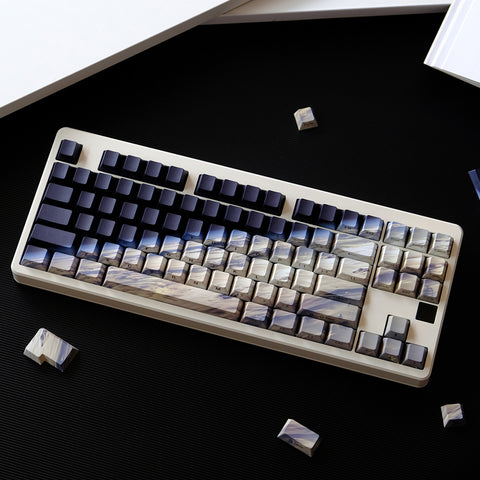 Earth Side Print PBT Cherry Profile Keycaps Set
