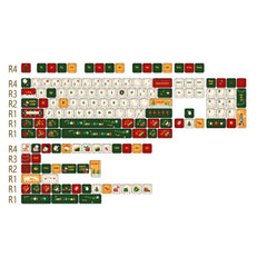 DIY-KEYCAPS-christmas-themed-cherry-profile-pbt-keycaps-set