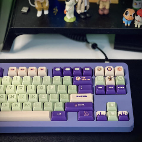 Ice Cream Sundae PBT Keycaps KCA Profile
