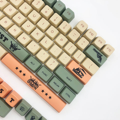 Retro-Western-Cowboy-PBT-Keycaps-Set-SDA-Profile