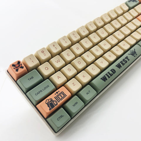 Retro-Western-Cowboy-PBT-Keycaps-Set-SDA-Profile