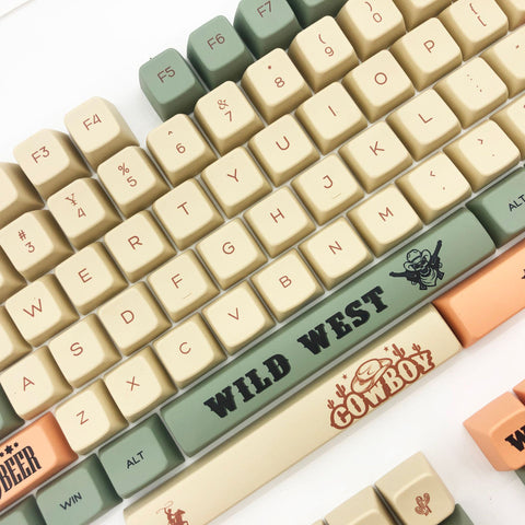 Retro-Western-Cowboy-PBT-Keycaps-Set-SDA-Profile