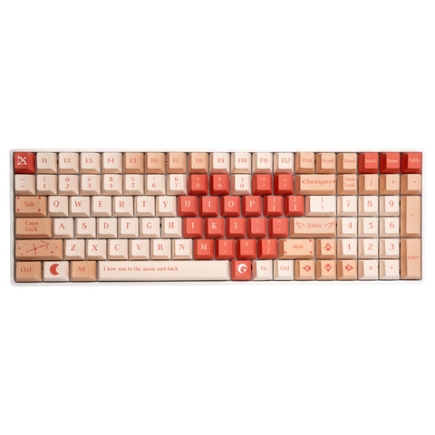 customize-keycaps-Sagittarius-pink-constellation-series-pbt-mechanical-keyboard-keycaps-set