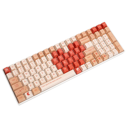 customize-keycaps-Sagittarius-pink-constellation-series-pbt-mechanical-keyboard-keycaps-set