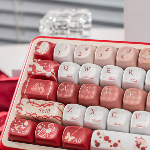 omo65-rose-keycaps-set