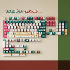 christmas-series-keycap-set-pbt-cherry-profile-christmas-cabin