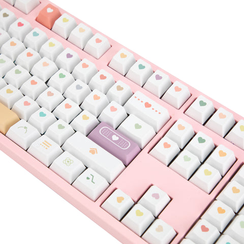 colorful-love-keycap-set-pbt-cherry-profile