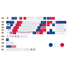 customize-keycaps-JULY4TH-PBT-Mechanical-Keycaps-Set