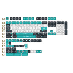 Musical Element PBT Tricolor Mechanical Keyboard Keycaps Set