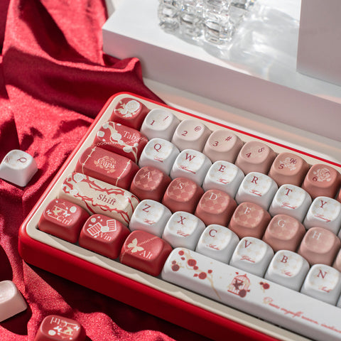 omo65-rose-keycaps-set