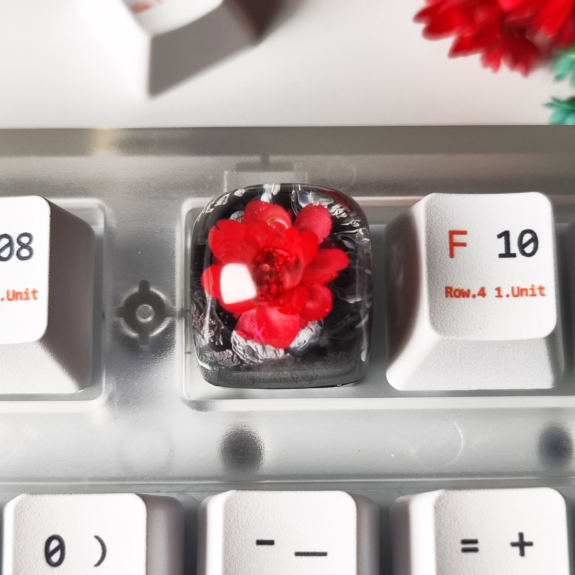 DIY-keycaps-eternal-flowers-handmade-keycaps