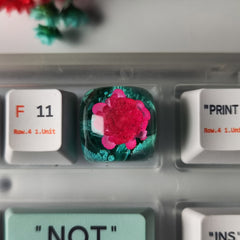 DIY-keycaps-eternal-flowers-handmade-keycaps