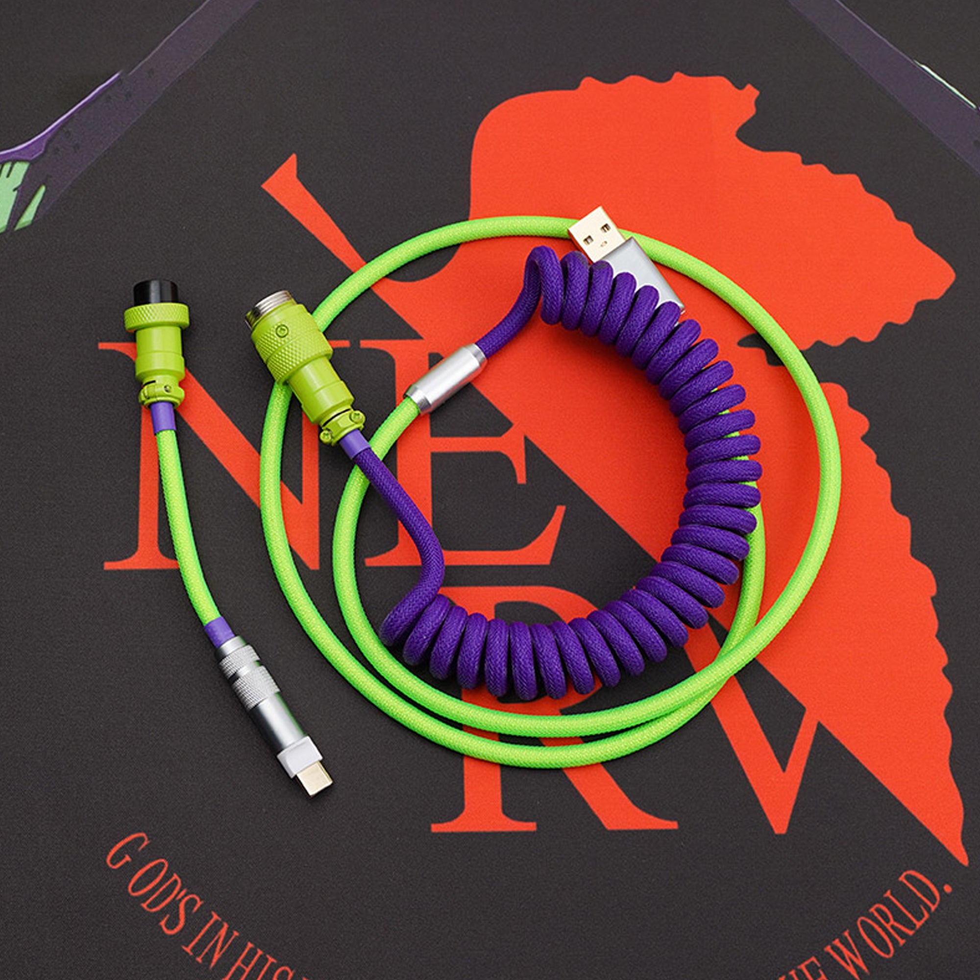 eva-unit-01-custom-handcrafted-mechanical-keyboard-cable