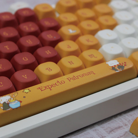 gryffindor-house-PBT-keycaps-set