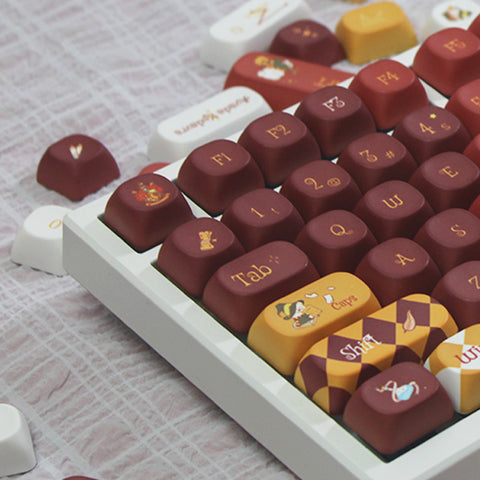 gryffindor-house-PBT-keycaps-set