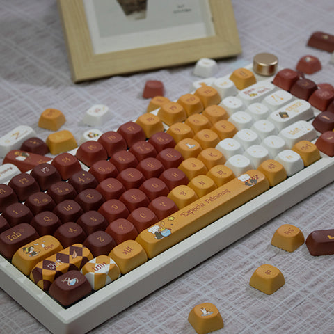 gryffindor-house-PBT-keycaps-set