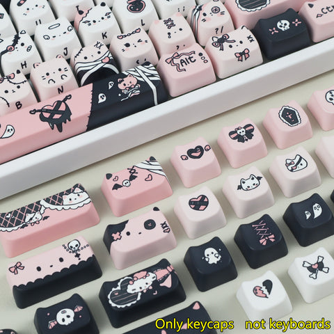 mystic-black-kitty-moa-profile-pbt-keycaps-set-back