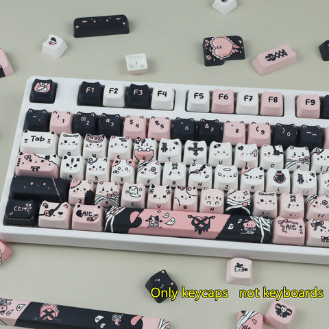 mystic-black-kitty-moa-profile-pbt-keycaps-set-back
