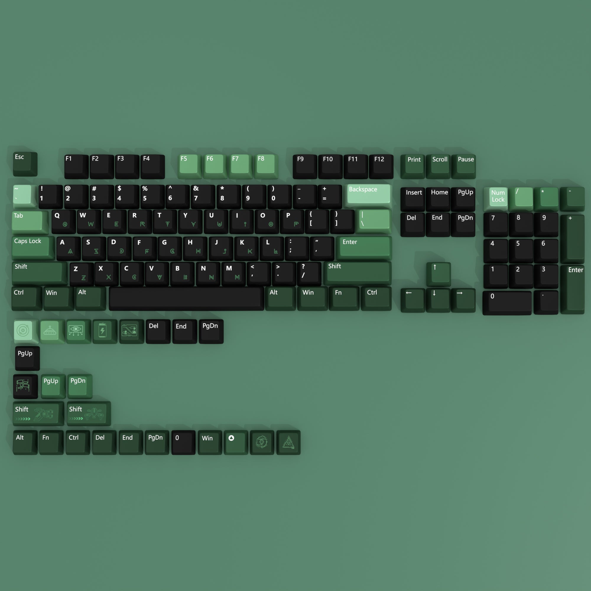 nature-civilization-series-keycap-set-pbt-cherry-profile-unknown-civilization