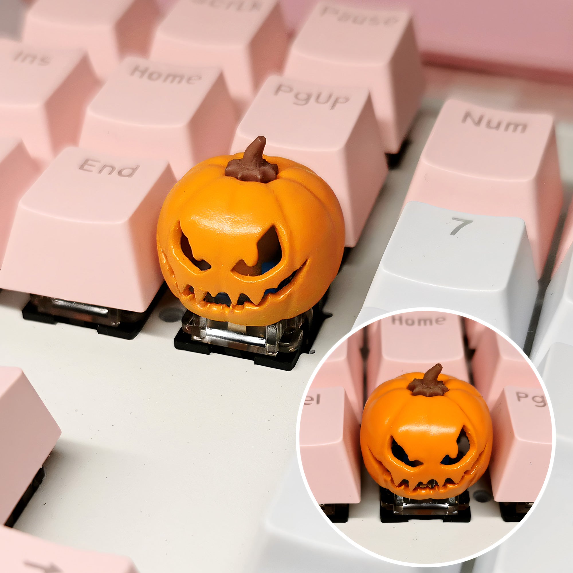 resin-translucent-3d-pumpkin-keycaps