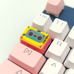 diy-keycaps-   retro-walkman-tape-customized-keycap