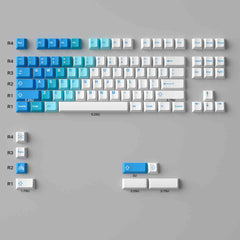 Snow Mountain Gradient Backlit Keycaps Set