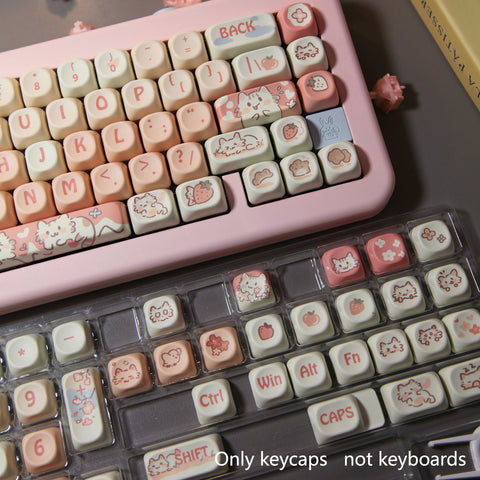 strawberry-kitten-moa-profile-pbt-keycaps-set