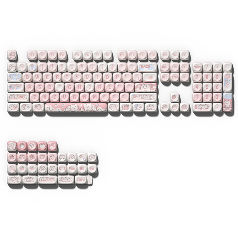 strawberry-kitten-moa-profile-pbt-keycaps-set