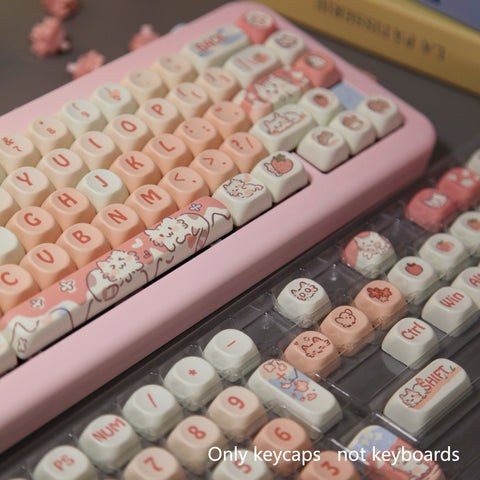 strawberry-kitten-moa-profile-pbt-keycaps-set
