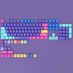 vaporwave-keycap-set-pbt-cherry-profile