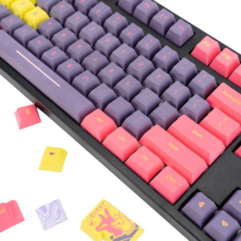 vintage-y2k-keycap-set-pbt-cherry-profile