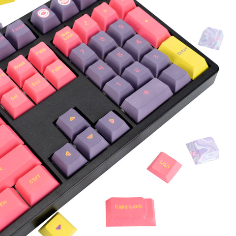 vintage-y2k-keycap-set-pbt-cherry-profile