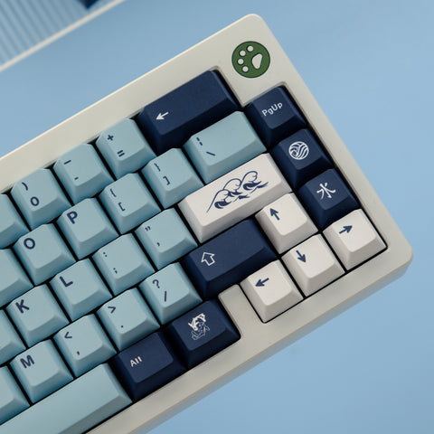 water-pbt-cherry-profile-keycaps-set
