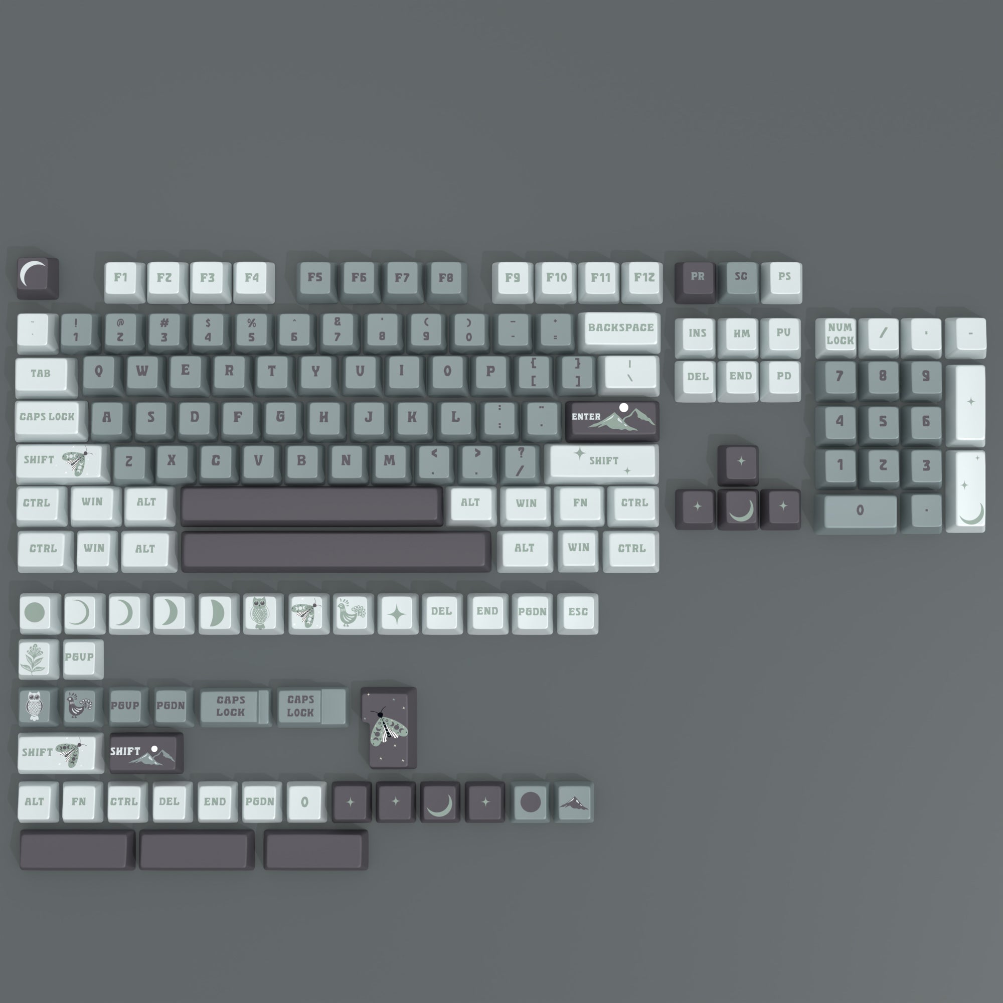 whisper-of-solitude-keycap-set-pbt-cherry-profile